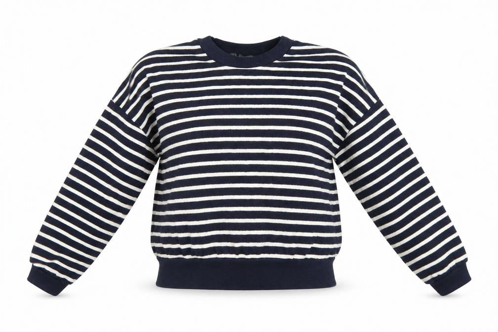 Primark Womens Blue Striped  Pullover Jumper Size S
