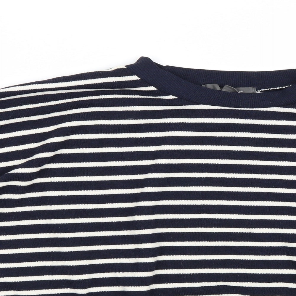 Primark Womens Blue Striped  Pullover Jumper Size S