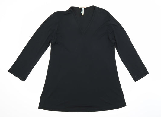 Jean Muir Womens Black   Shirt Dress  Size 12