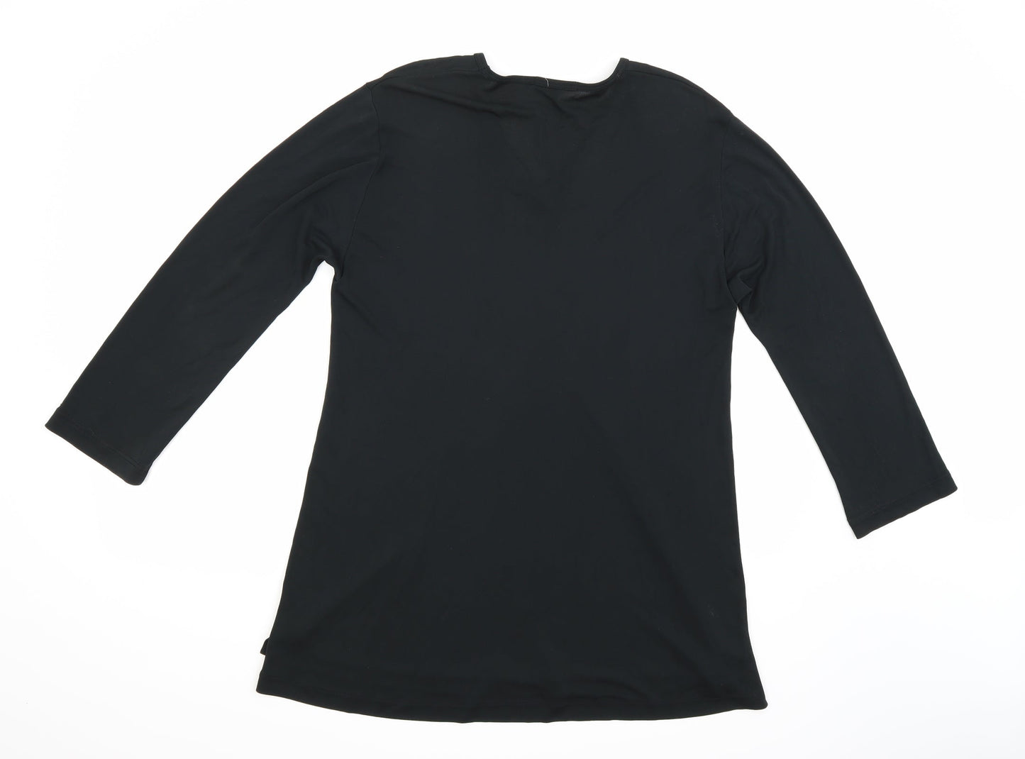 Jean Muir Womens Black   Shirt Dress  Size 12