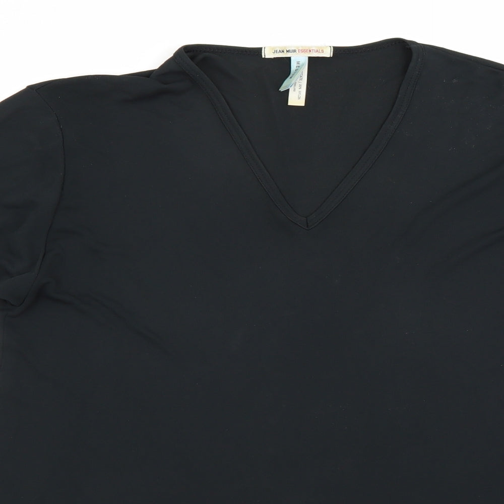 Jean Muir Womens Black   Shirt Dress  Size 12