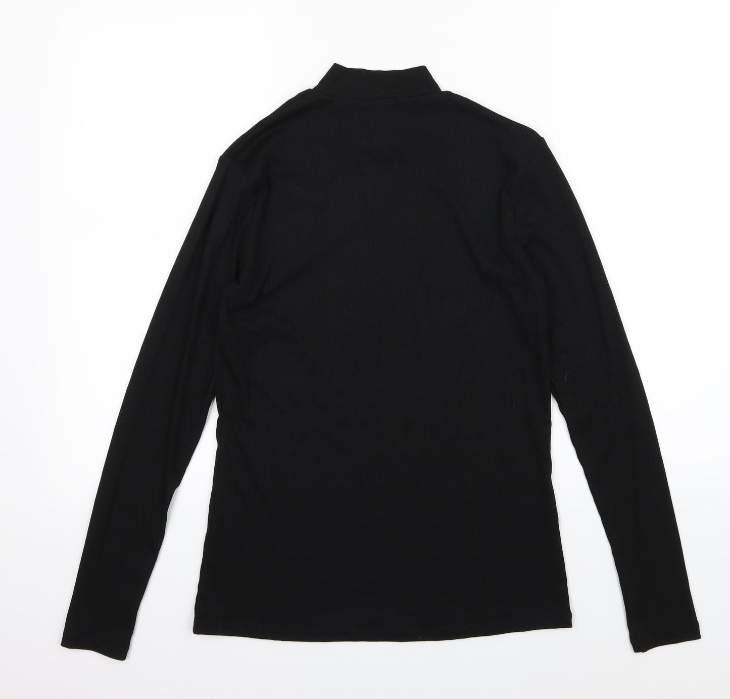 F&F Womens Black  Knit Pullover Jumper Size 10