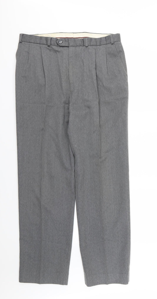Marks and Spencer Womens Grey   Trousers  Size 36 L33 in