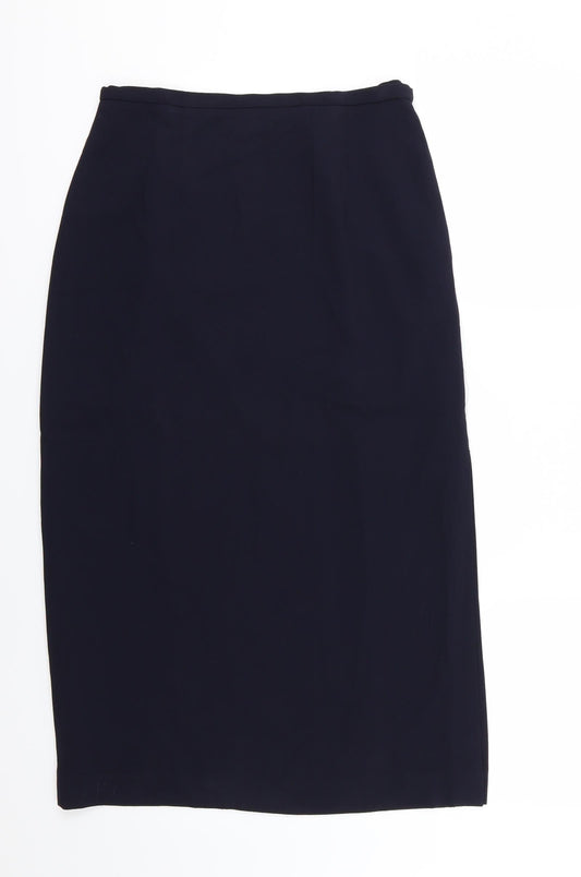 Talbots Womens Blue  Chiffon Straight & Pencil Skirt Size 8
