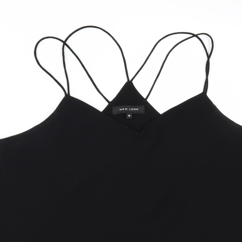 New Look Womens Black   Camisole Blouse Size 10