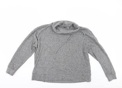 Front view of Tu women’s grey jumper, size UK 12