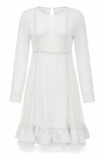 Front view of Pins & Needles women’s grey fit & flare, size M