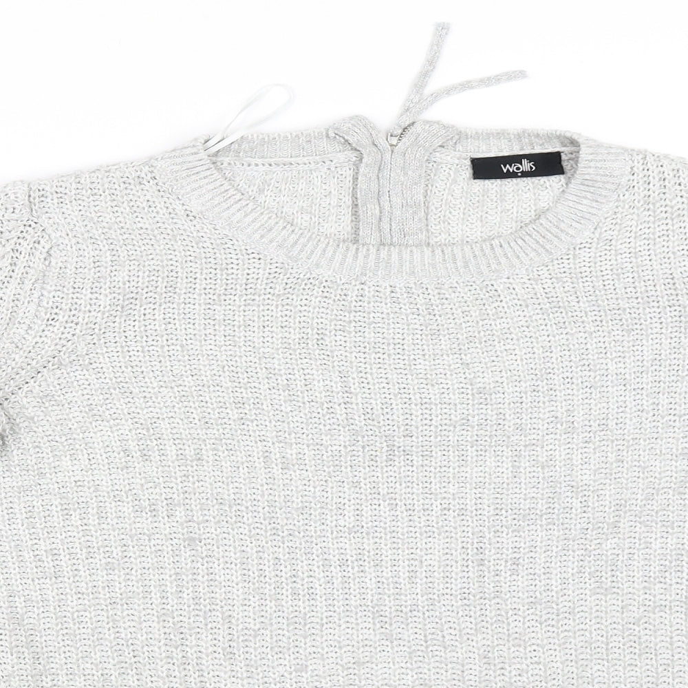 Wallis Womens Grey   Pullover Jumper Size S