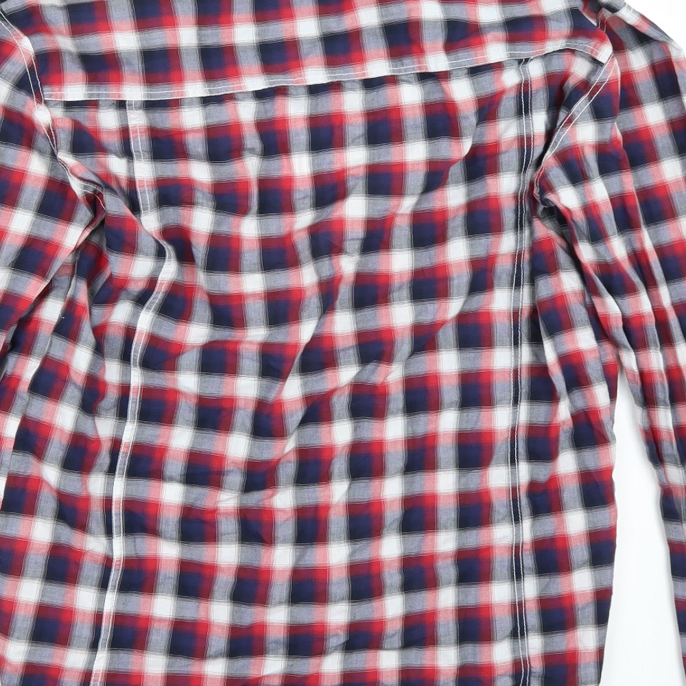 Gio-Goi Womens Red   Basic Button-Up Size M