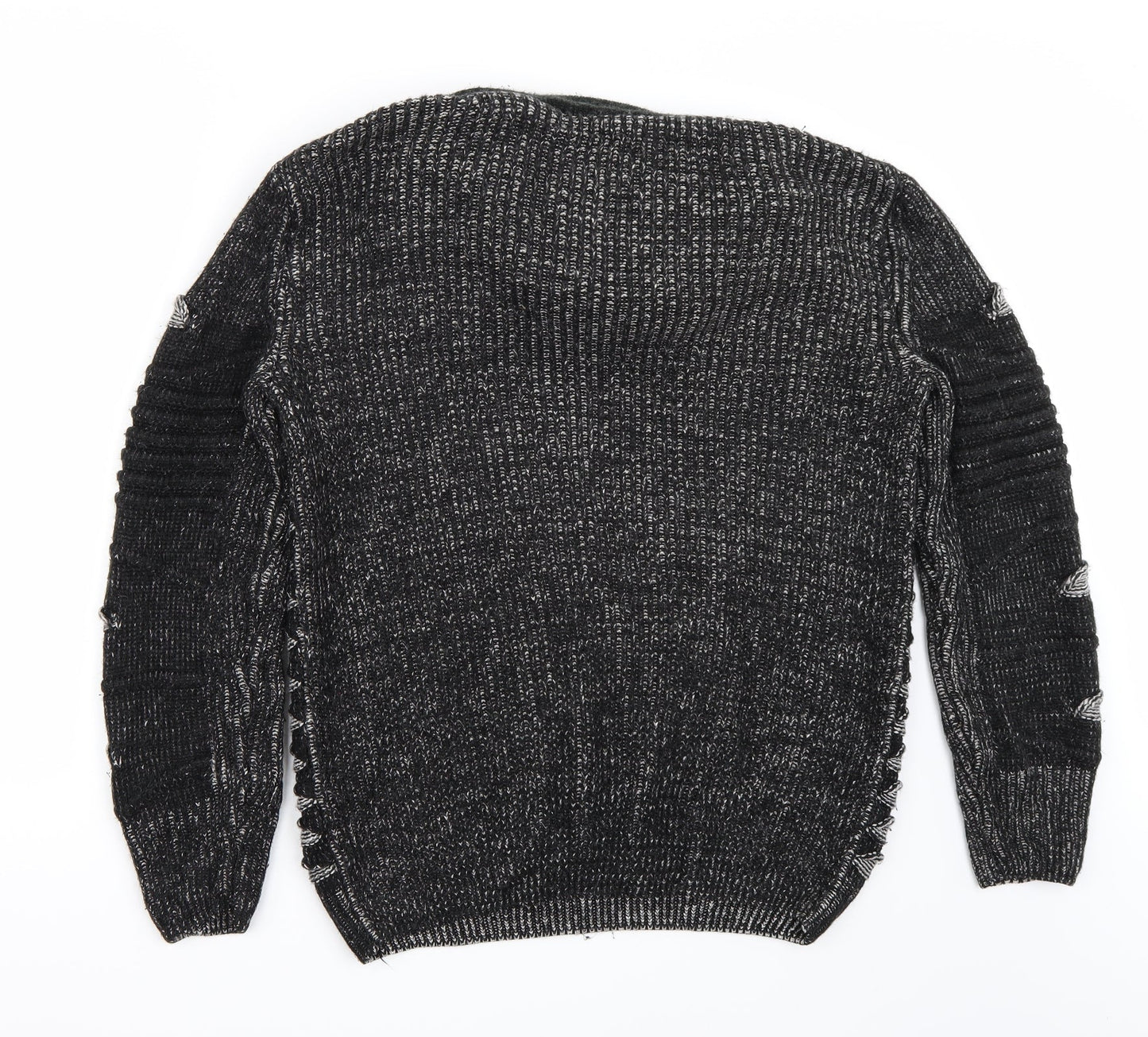 John h  Mens Black   Pullover Jumper Size S
