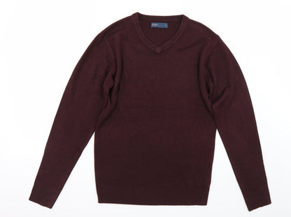 Additional front view of Easy men’s brown jumper, size S