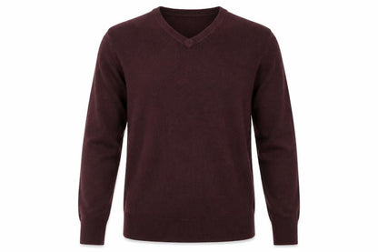 Front view of Easy men’s brown jumper, size S