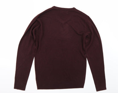 Back view of Easy men’s brown jumper, size S