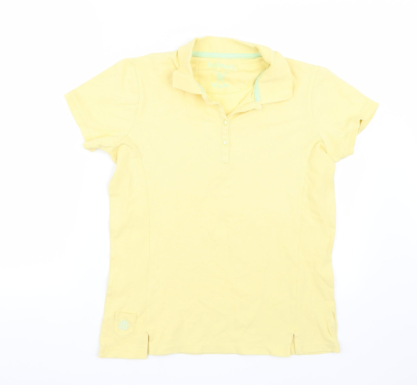 Backswing Womens Yellow   Basic Polo Size L