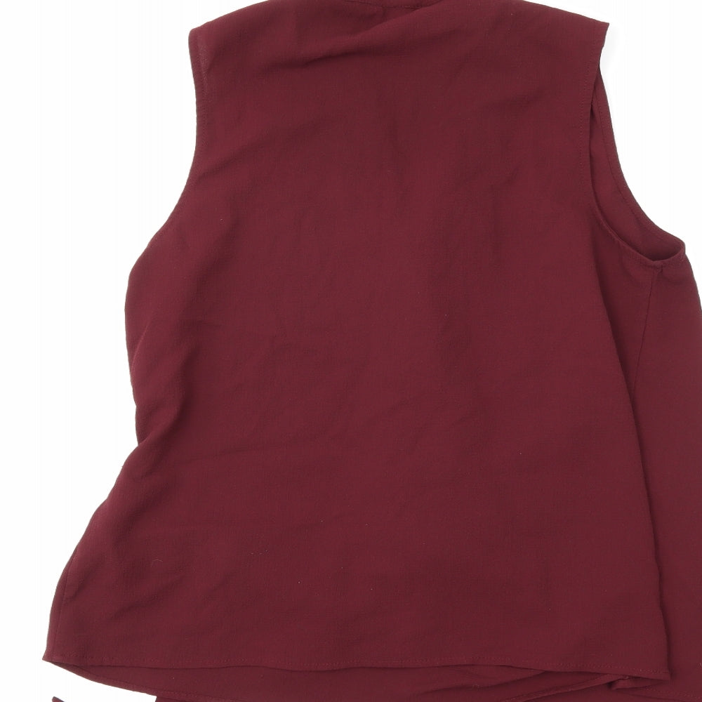 New Look Womens Red   Basic Blouse Size 10