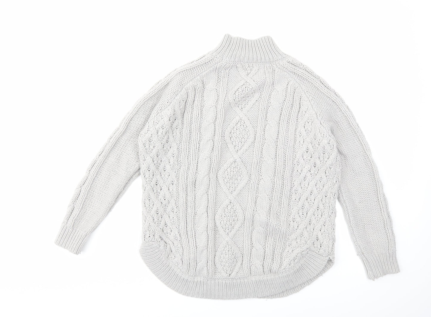 TU Womens Grey  Knit Pullover Jumper Size 8