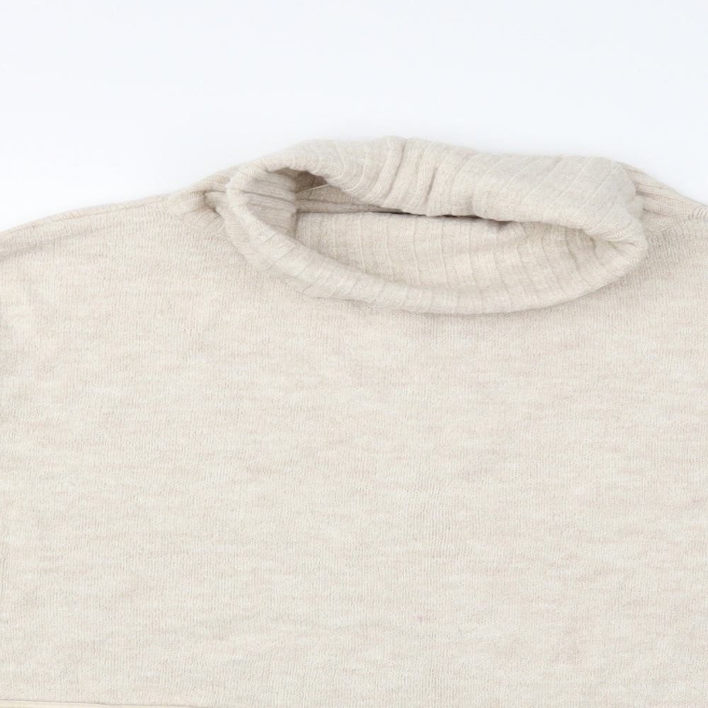 Primark Womens Beige  Knit Pullover Jumper Size 14