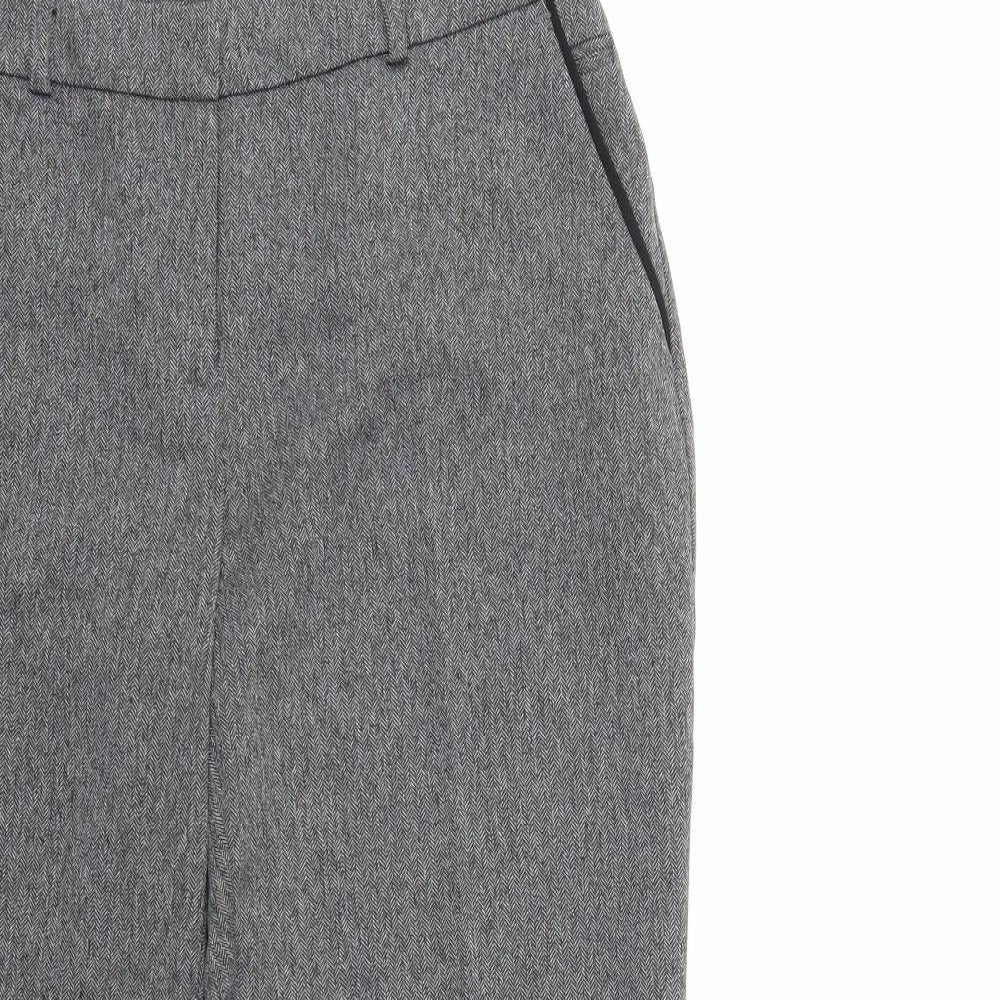 Dorothy Perkins Womens Grey   Trousers  Size 10 L25 in