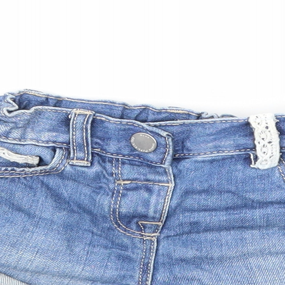 NEXT Baby Blue  Denim Cropped Jeans Size 9-12 Months