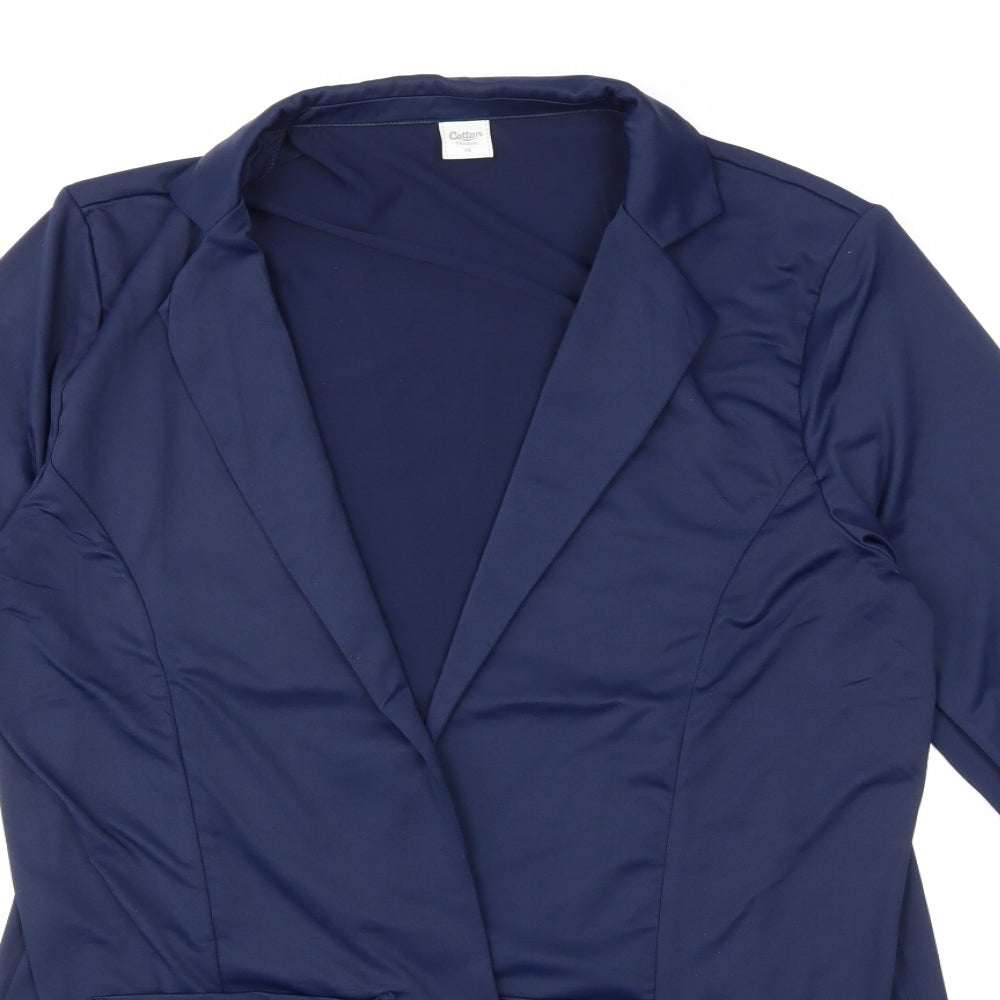 Cotton Traders Womens Blue   Jacket  Size 14