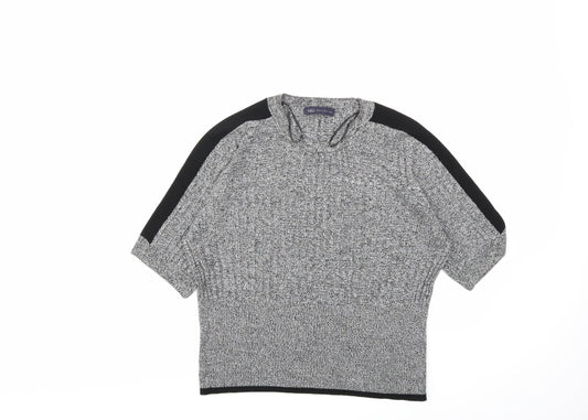 Marks and Spencer Womens Grey  Knit Pullover Jumper Size 18