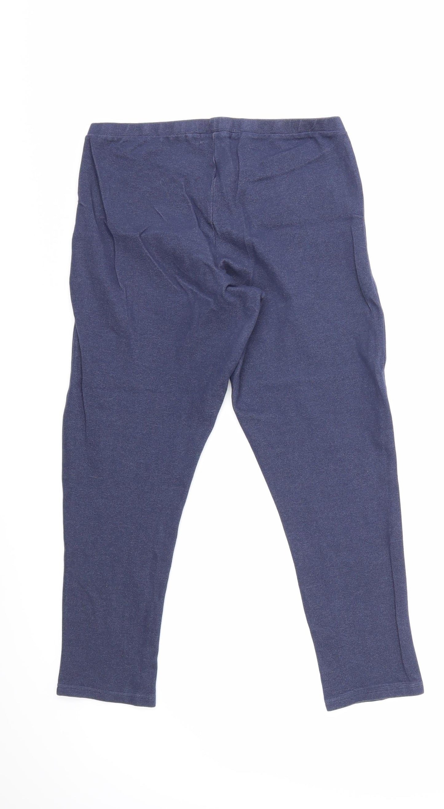 John Lewis Womens Blue   Trousers  Size L L25 in