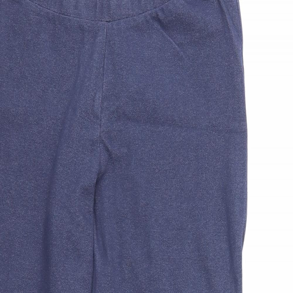 John Lewis Womens Blue   Trousers  Size L L25 in