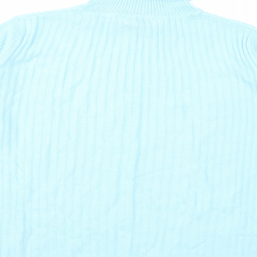 Dorothy Perkins Womens Blue  Knit Pullover Jumper Size 12