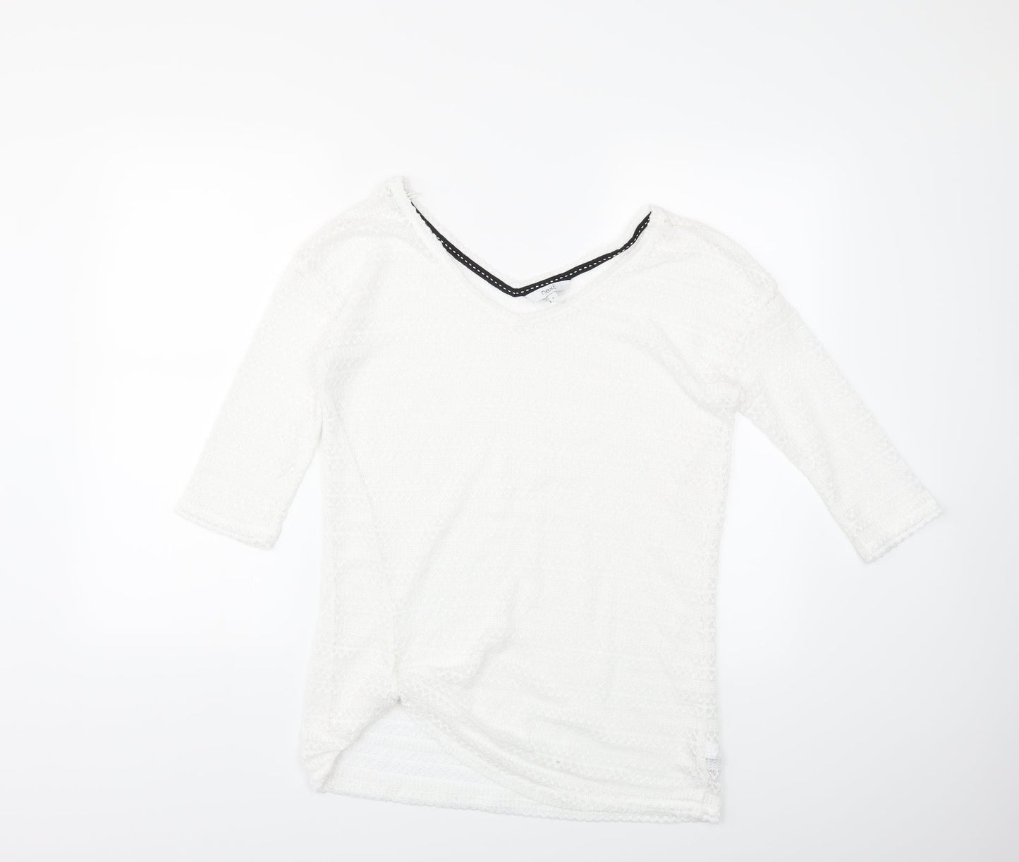 NEXT Womens White   Pullover Jumper Size 6