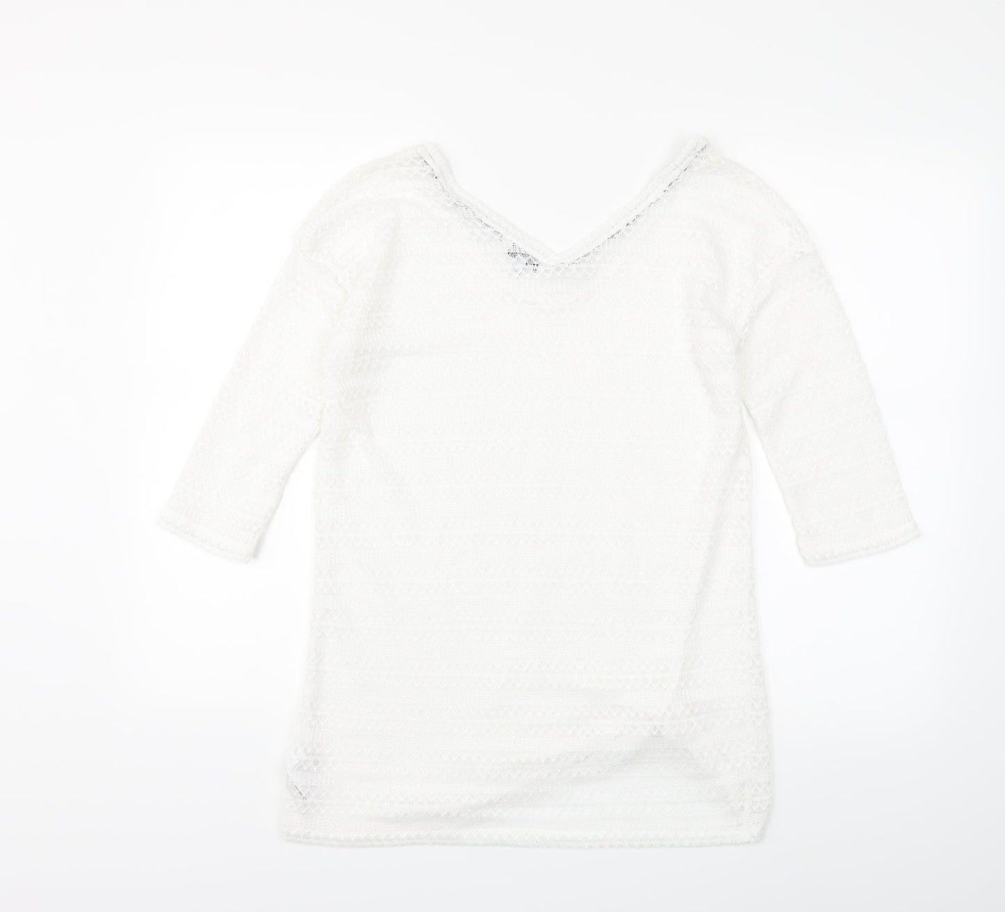 NEXT Womens White   Pullover Jumper Size 6