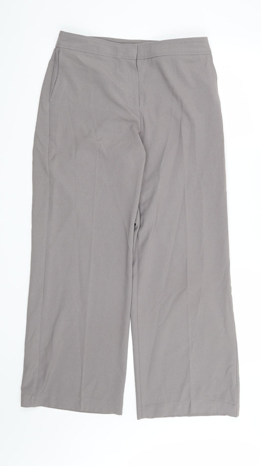 Marks and Spencer Womens Grey   Trousers  Size 10 L29 in