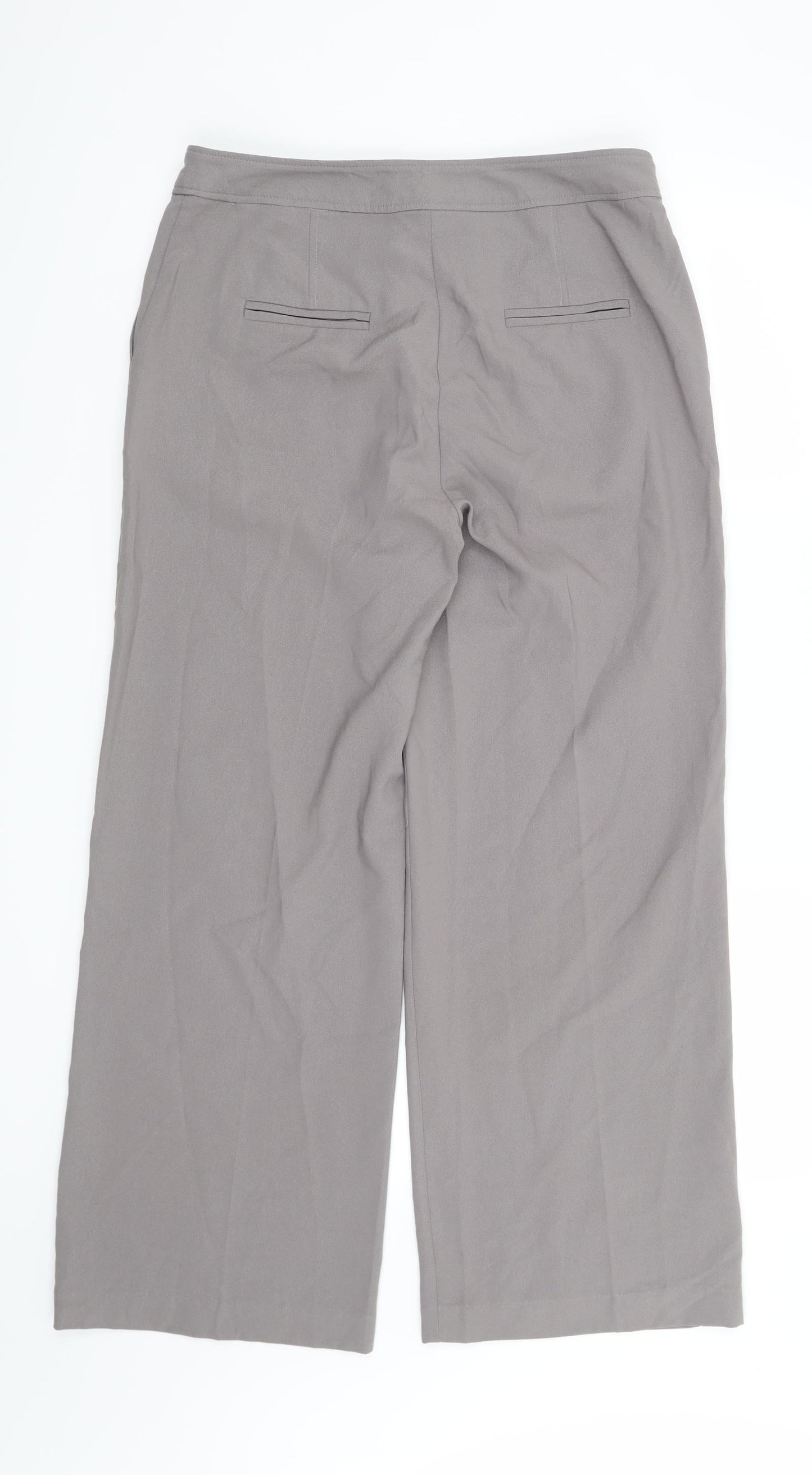 Marks and Spencer Womens Grey   Trousers  Size 10 L29 in