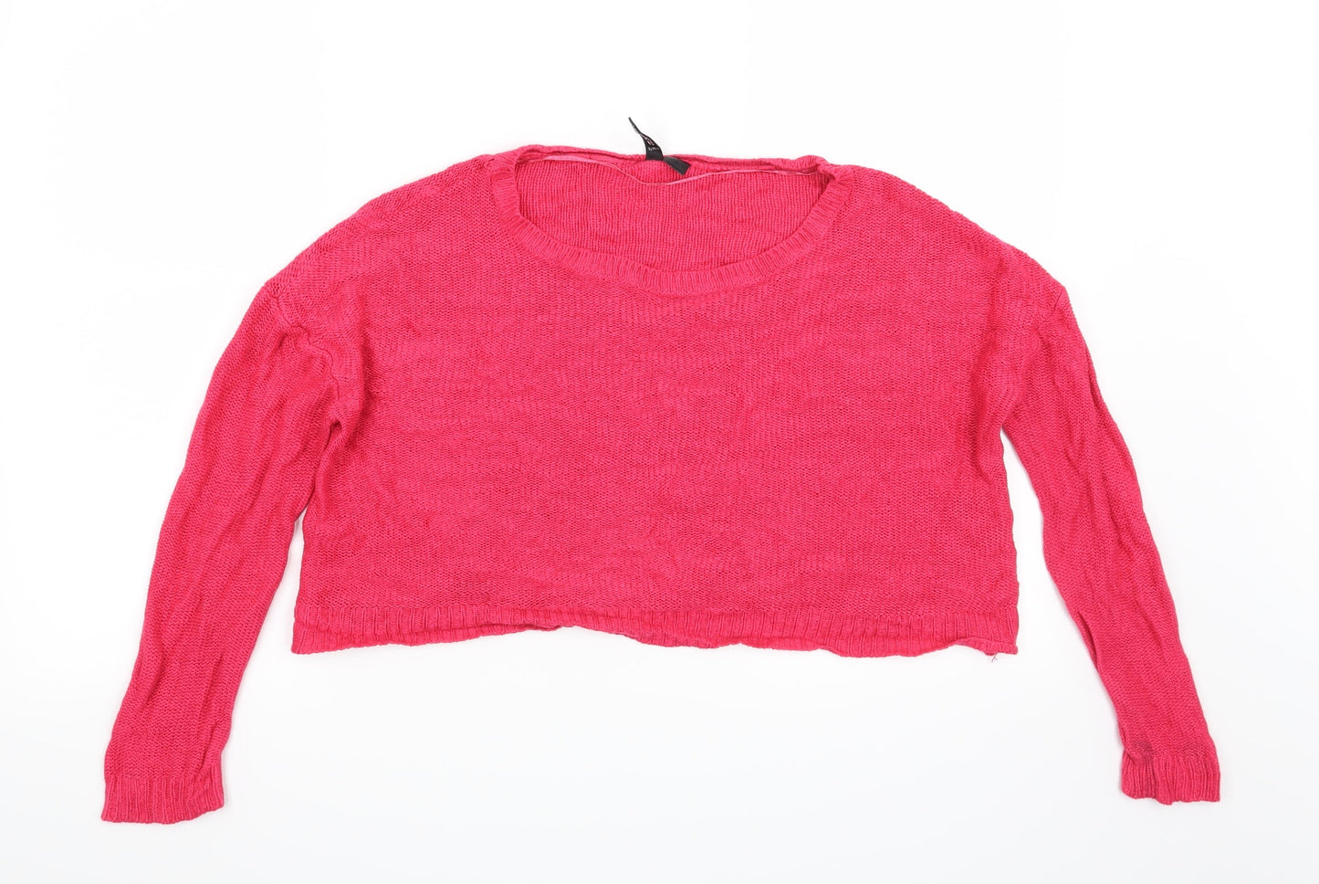 H&M Womens Pink   Pullover Jumper Size 6