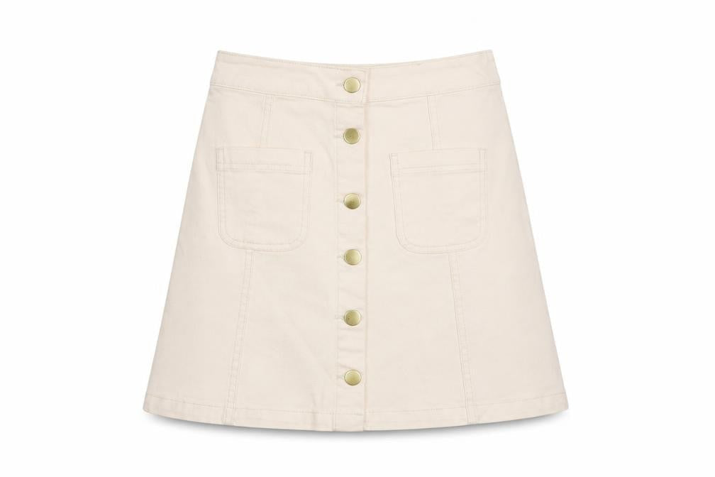 H&M Womens Beige   Maxi Skirt Size 6