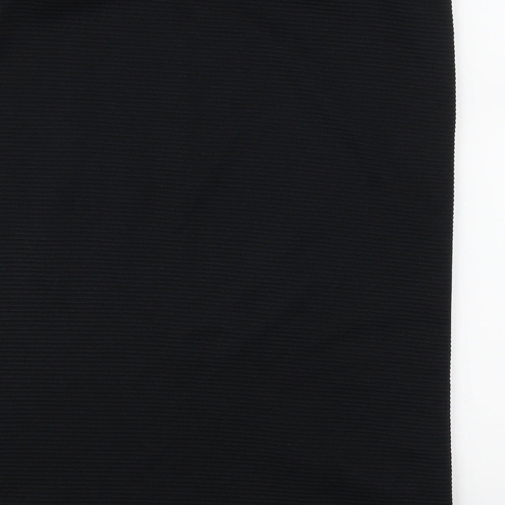 Encoded Womens Black   Straight & Pencil Skirt Size 36