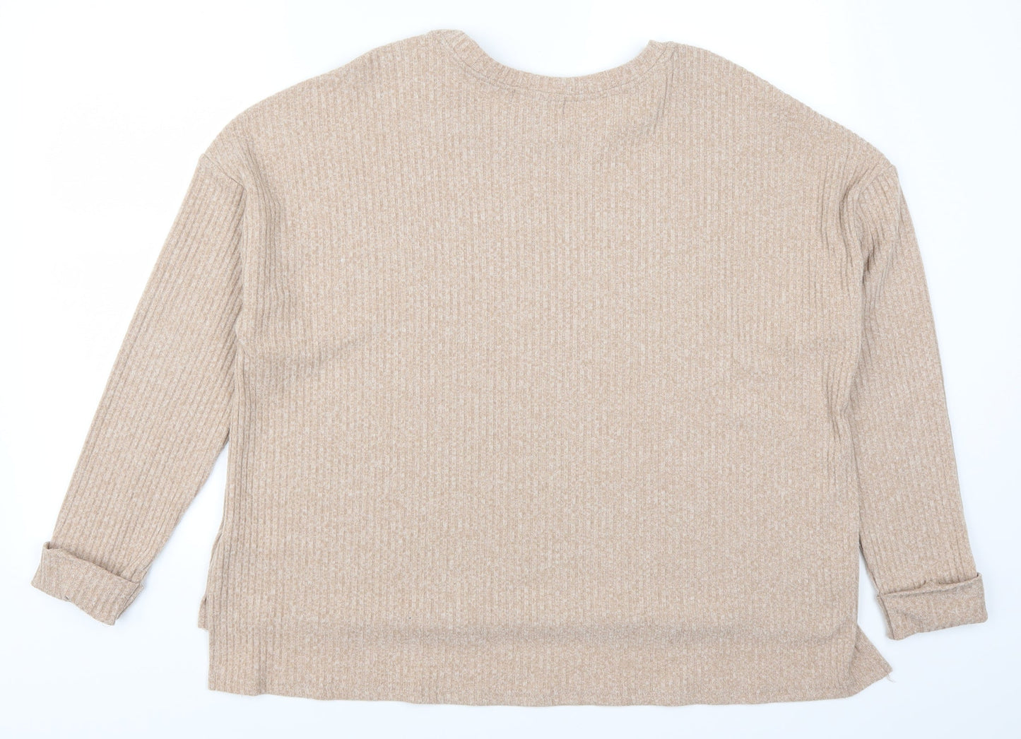 Primark Womens Beige   Pullover Sweatshirt Size 14