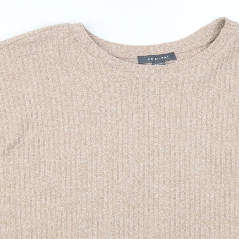 Primark Womens Beige   Pullover Sweatshirt Size 14