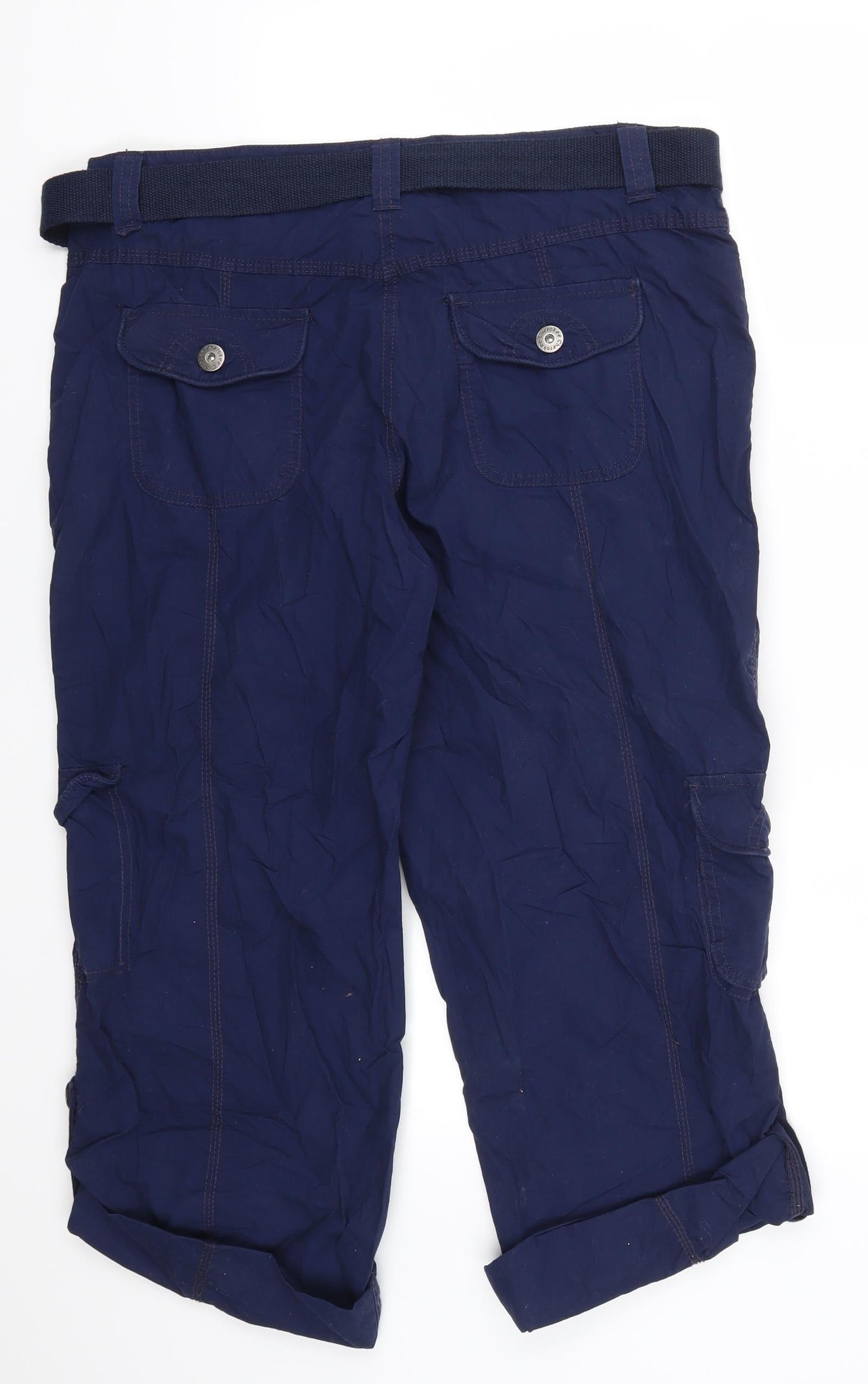 Cherokee Womens Blue   Cargo Trousers Size 16 L23 in