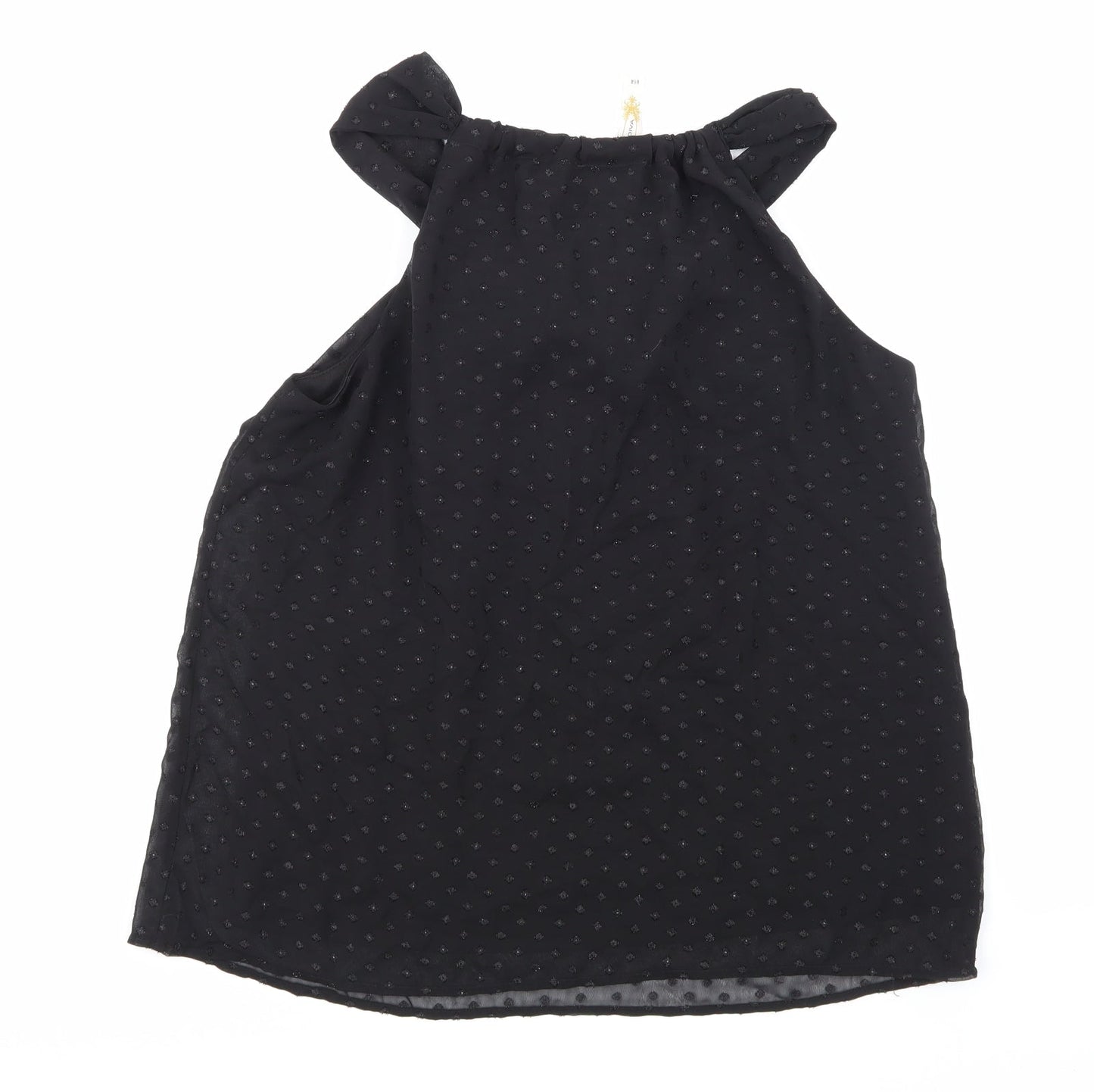 Adiva Womens Black   Basic Blouse Size L
