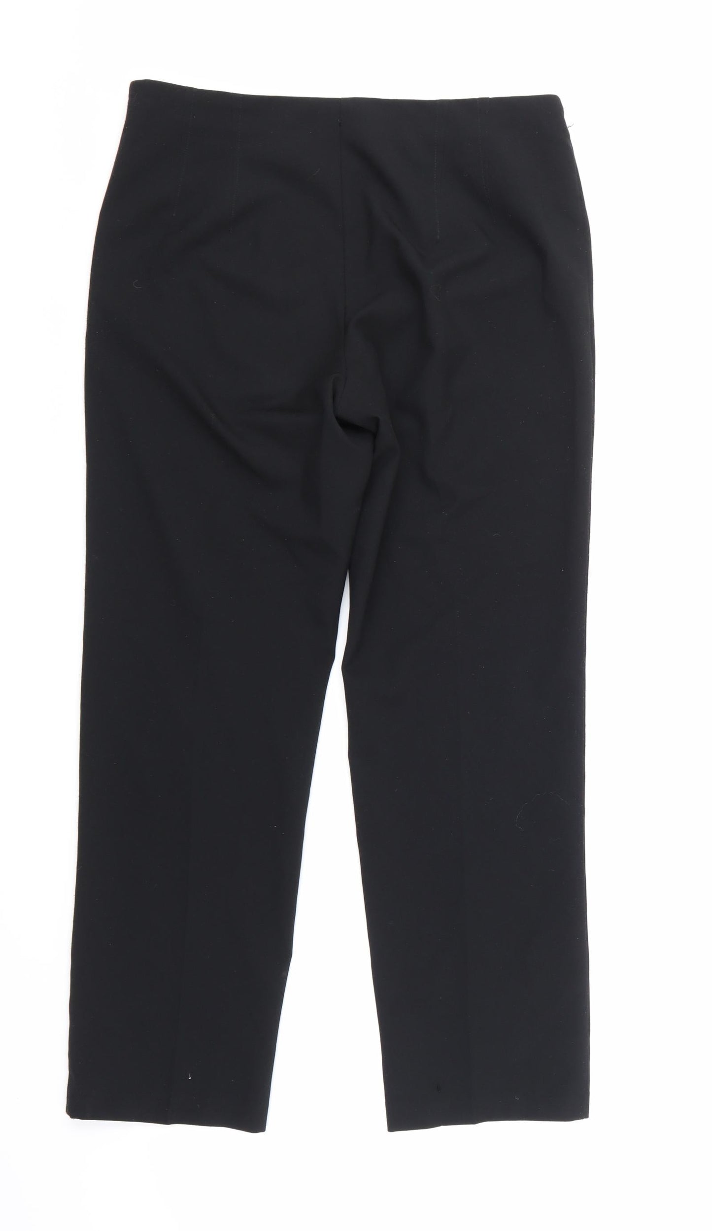 Marks and Spencer Womens Black   Trousers  Size 12 L26 in