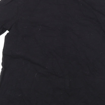 Brand and care label for Papaya women’s black a-line, size UK 16