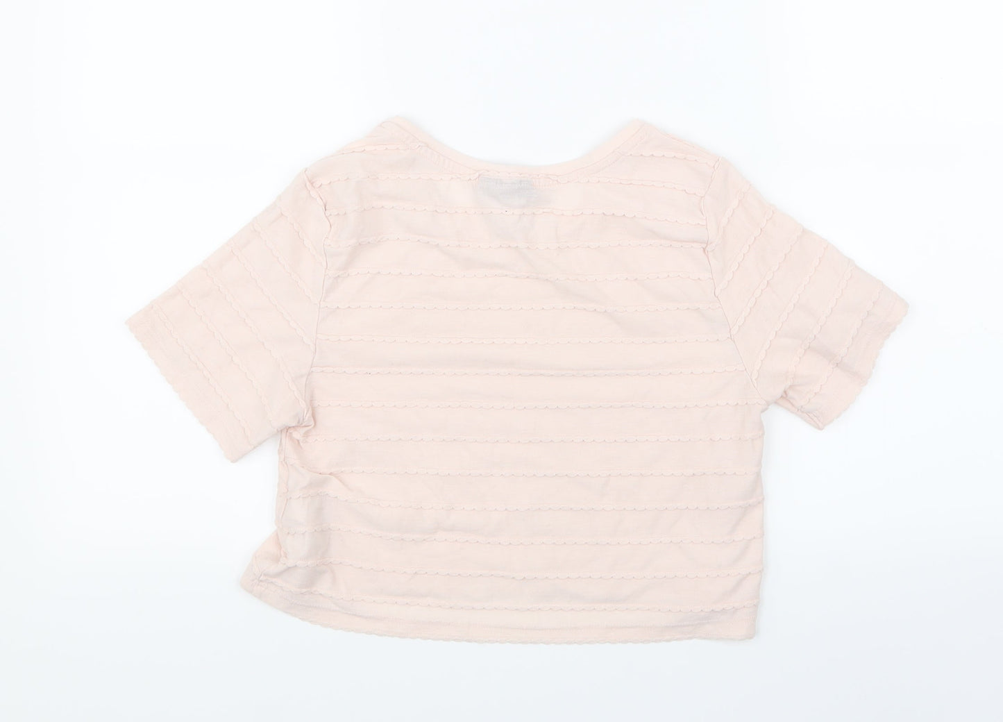Topshop Womens Pink   Basic T-Shirt Size 8