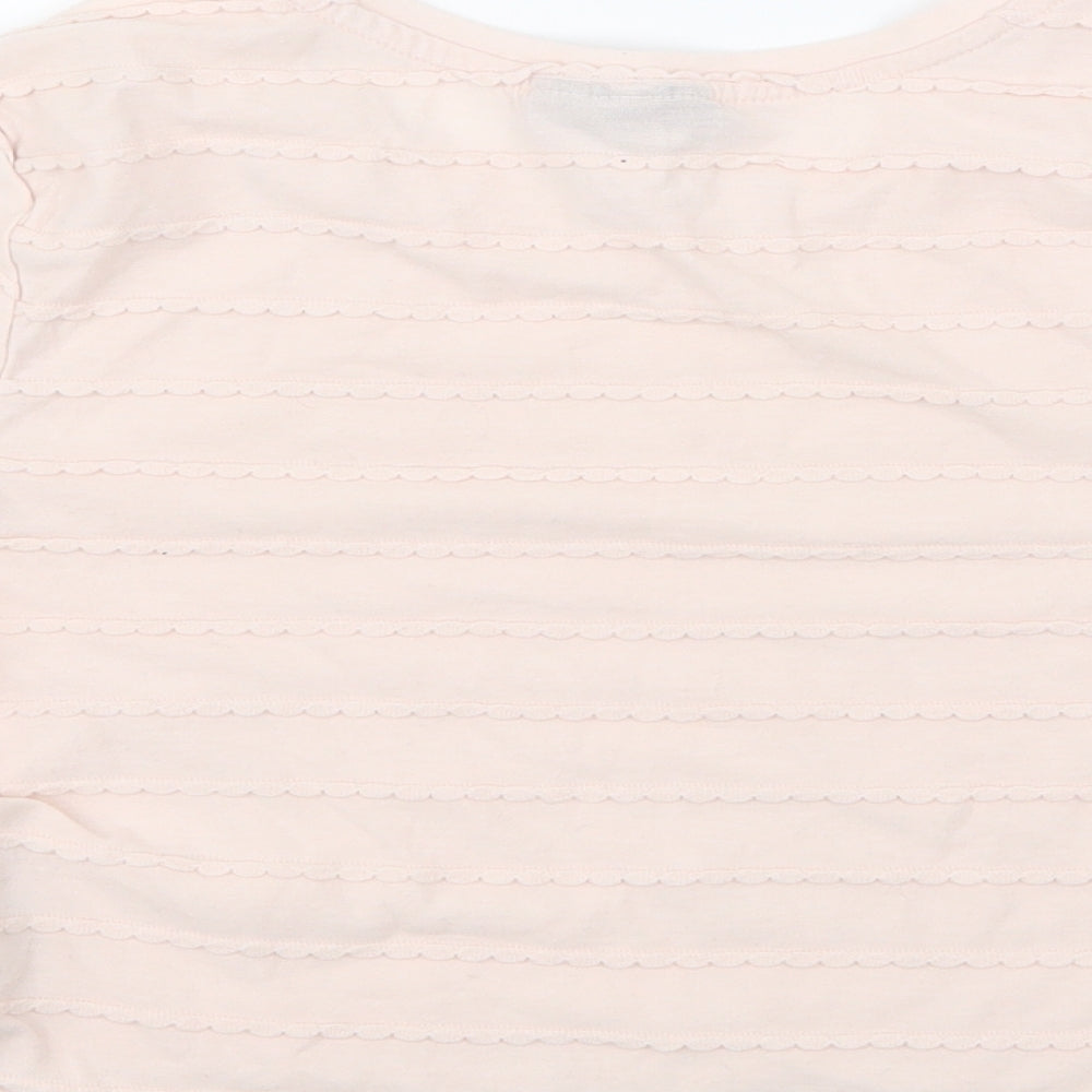 Topshop Womens Pink   Basic T-Shirt Size 8