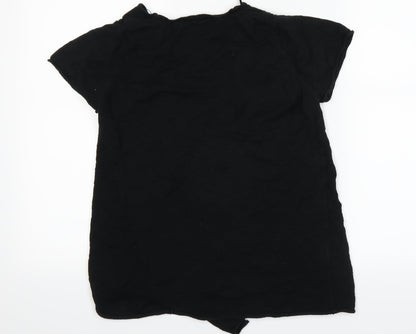 Back view of Atmosphere women’s black cardigan jumper, size UK 10