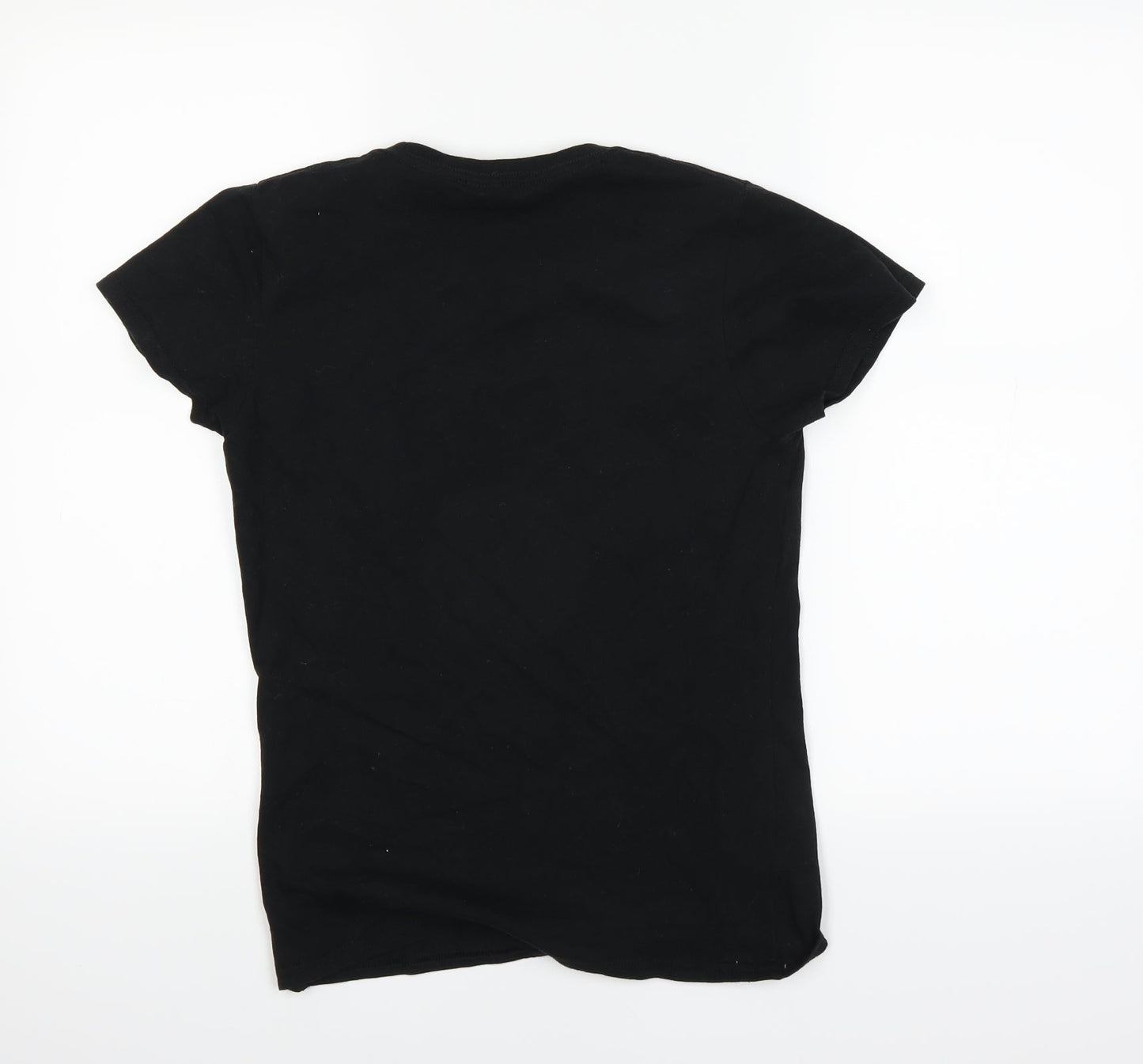 Gildan Womens Black   Basic T-Shirt Size 6