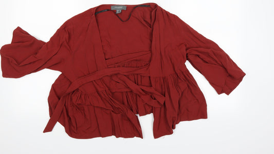 Primark Womens Orange   Cardigan Jumper Size 8