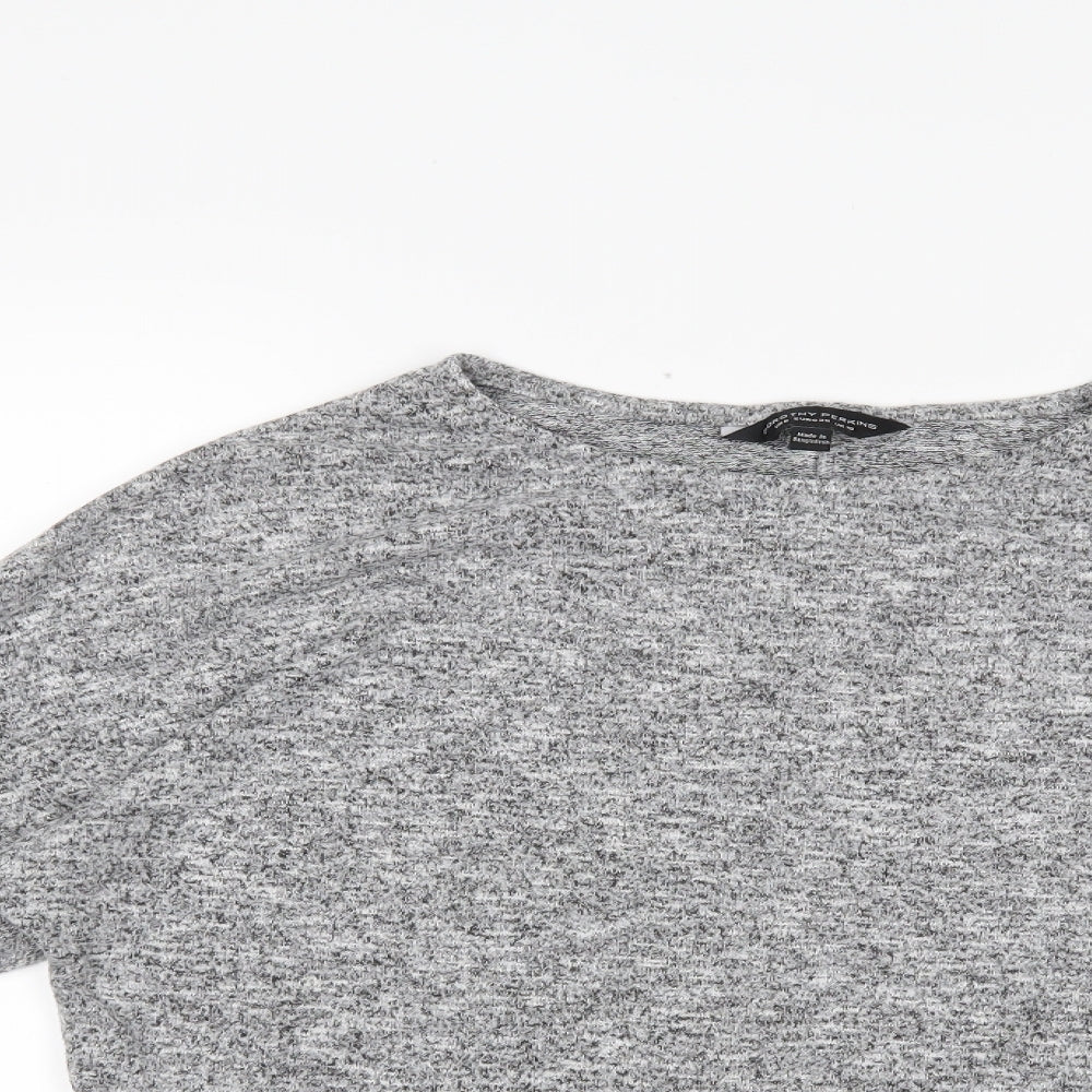 Dorothy Perkins Womens Grey   Pullover Jumper Size 10
