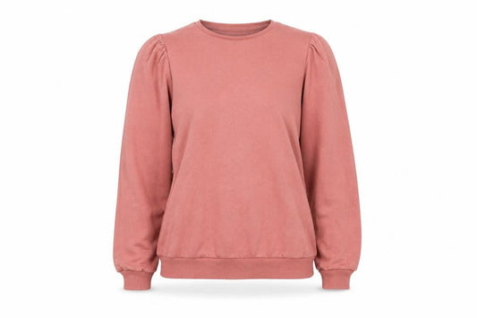 Front view of Papaya women’s pink jumper, size UK 10