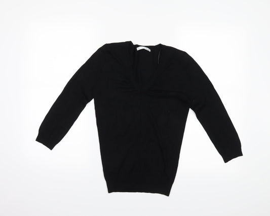AMARANTO Womens Black   Pullover Jumper Size 10