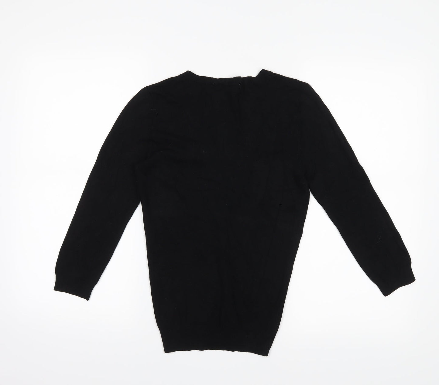 AMARANTO Womens Black   Pullover Jumper Size 10